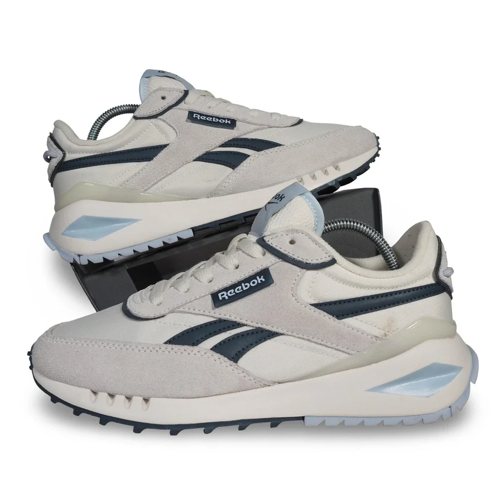 Reebok Forte Racer Feel Good Blue Sneakers Women's 8 Cream Navy‎ 30155WCDL